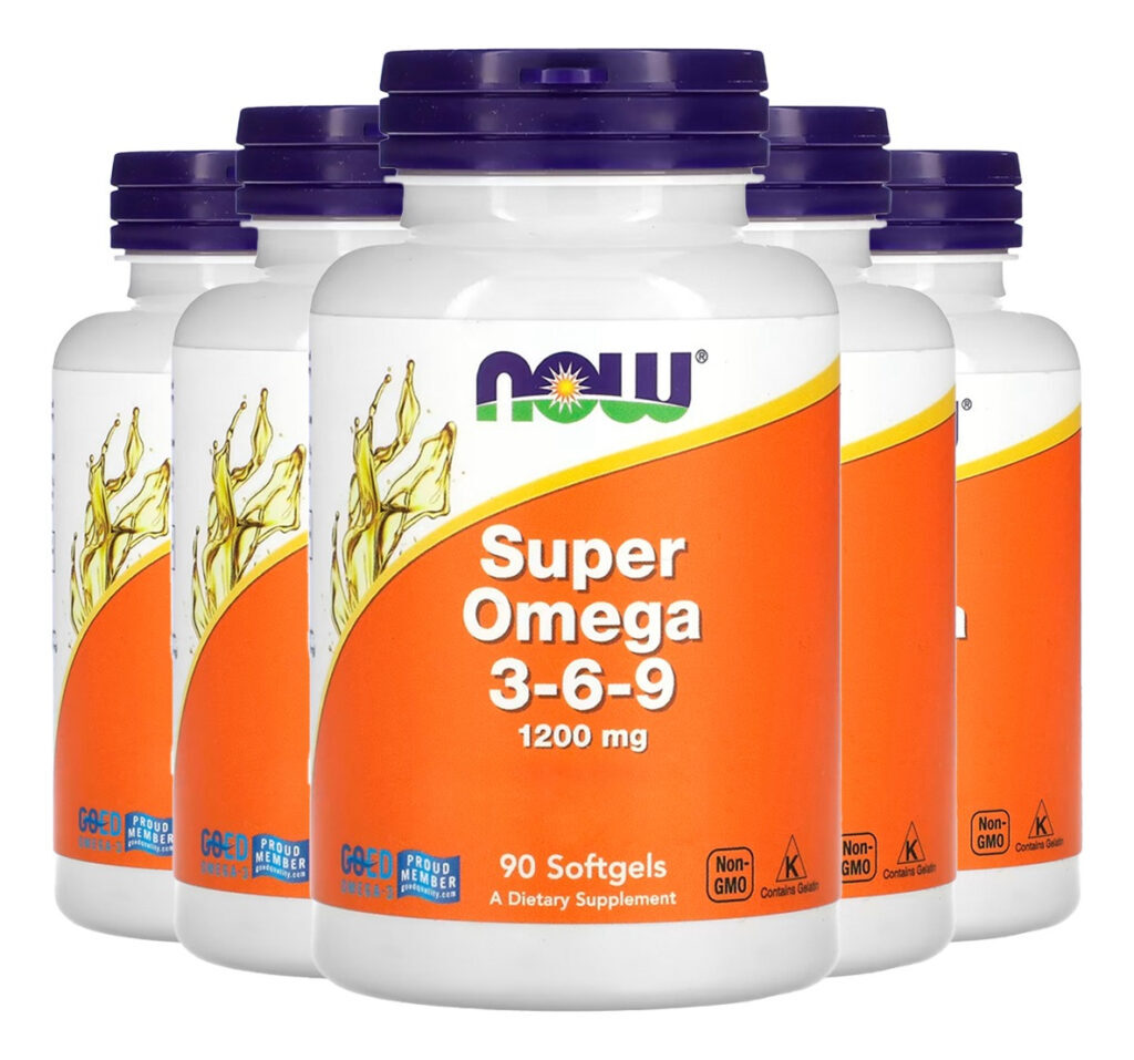 Super Ômega 3-6-9 1200mg 90 Cáps Sof Importado 5un Now Foods