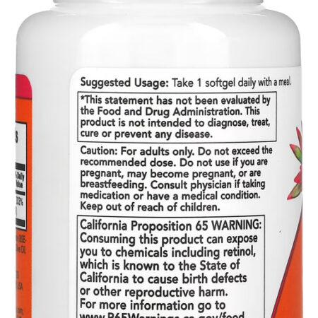 Vitamina A Now Foods 100 Cáps Softgels + Porta Cápsulas - Imagem 3