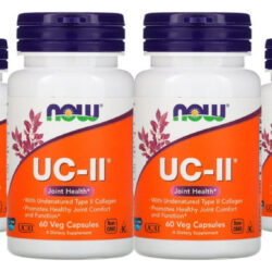 Colágeno Tipo 2 Uc-ii 40mg Now Foods 60 Veg Caps 4un