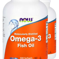 Now Foods Ômega-3 Molecularmente Destilado 500soft 2un