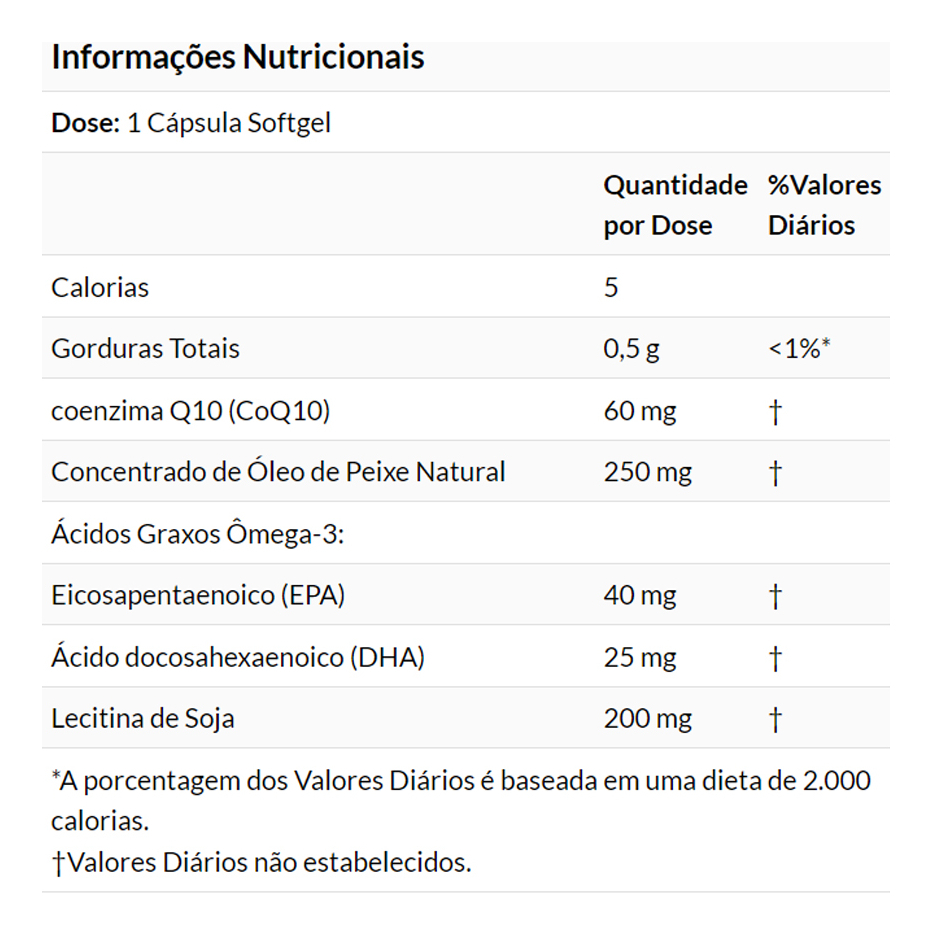 Coenzima Coq10 60mg E Omega-3 Now Foods 60soft Importado 4un - Imagem 5