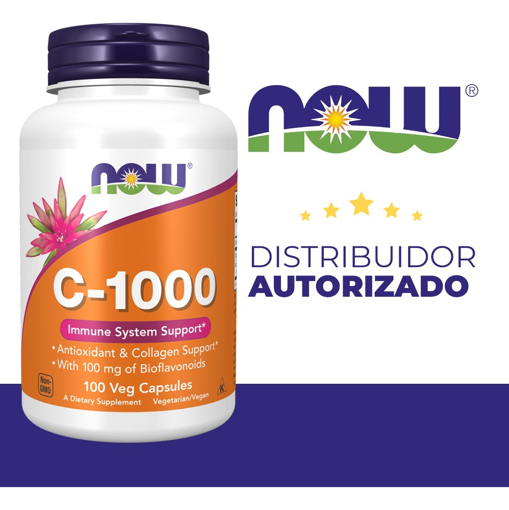 Vitamina C 1000mg Now Foods 100veg Caps - Imagem 5