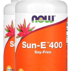 Vitamina E Sun-e 400 268mg 60soft Importado 2un Now Foods