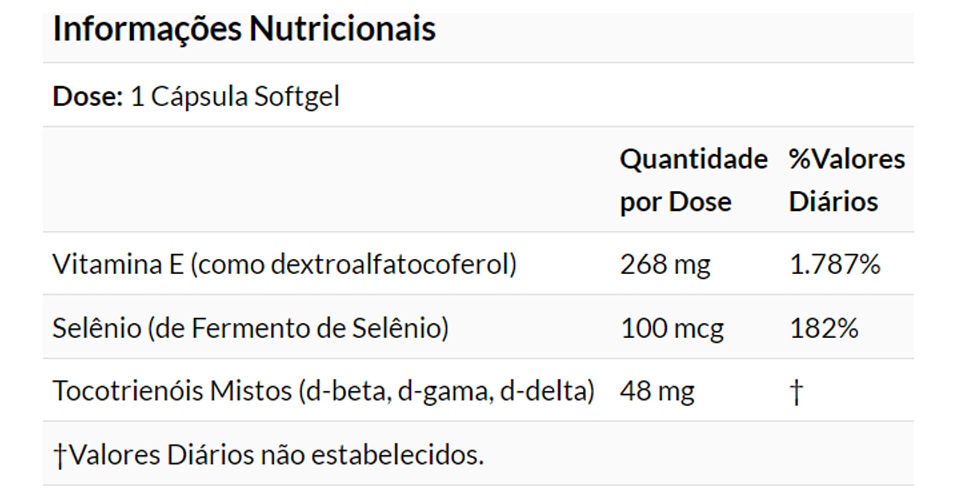 Vitamina E 400ui Now Foods 100 Softgels Importado - Imagem 4