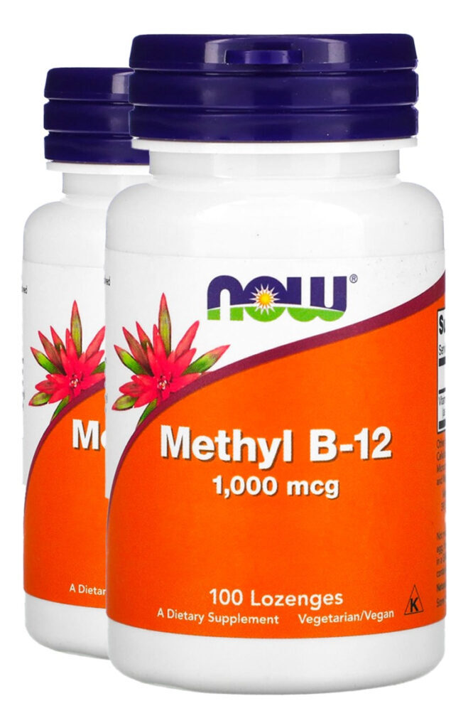 Vitamina B-12 1mg Metilcobalamina Now 100 Past Importado 2un