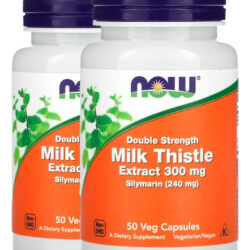Extrato Cardo Mariano 300mg 50cáps Importado 2un Now Foods