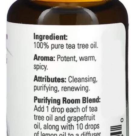 Óleo Essencial Melaleuca Tea Tree 30ml Now Foods 100% 4un - Imagem 4