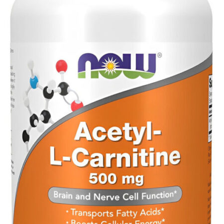 Acetil L-carnitina 500mg Now Foods 200veg Caps Importado 5un - Imagem 5
