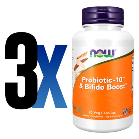 Probiótico 10 25 Bilhões Now Foods 90cap Importado 3un - Imagem 2