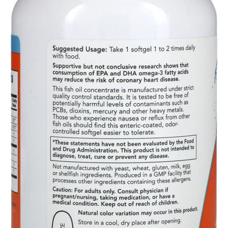 Ultra Omega 3 500epa/250dha 180soft Importado 4un Now Foods - Imagem 3