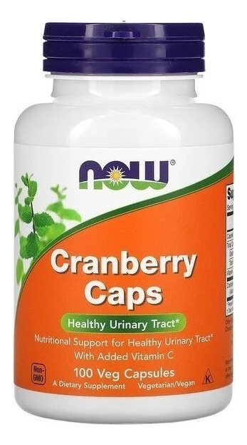 Cranberry Concentrado Now Foods 100 Caps Sem Sabor - Imagem 3