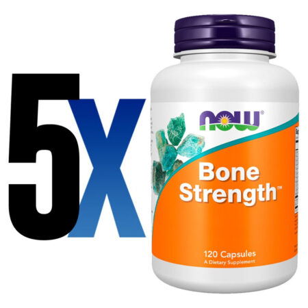 Bone Strength 120 Caps Importado 5un Now Foods - Imagem 2