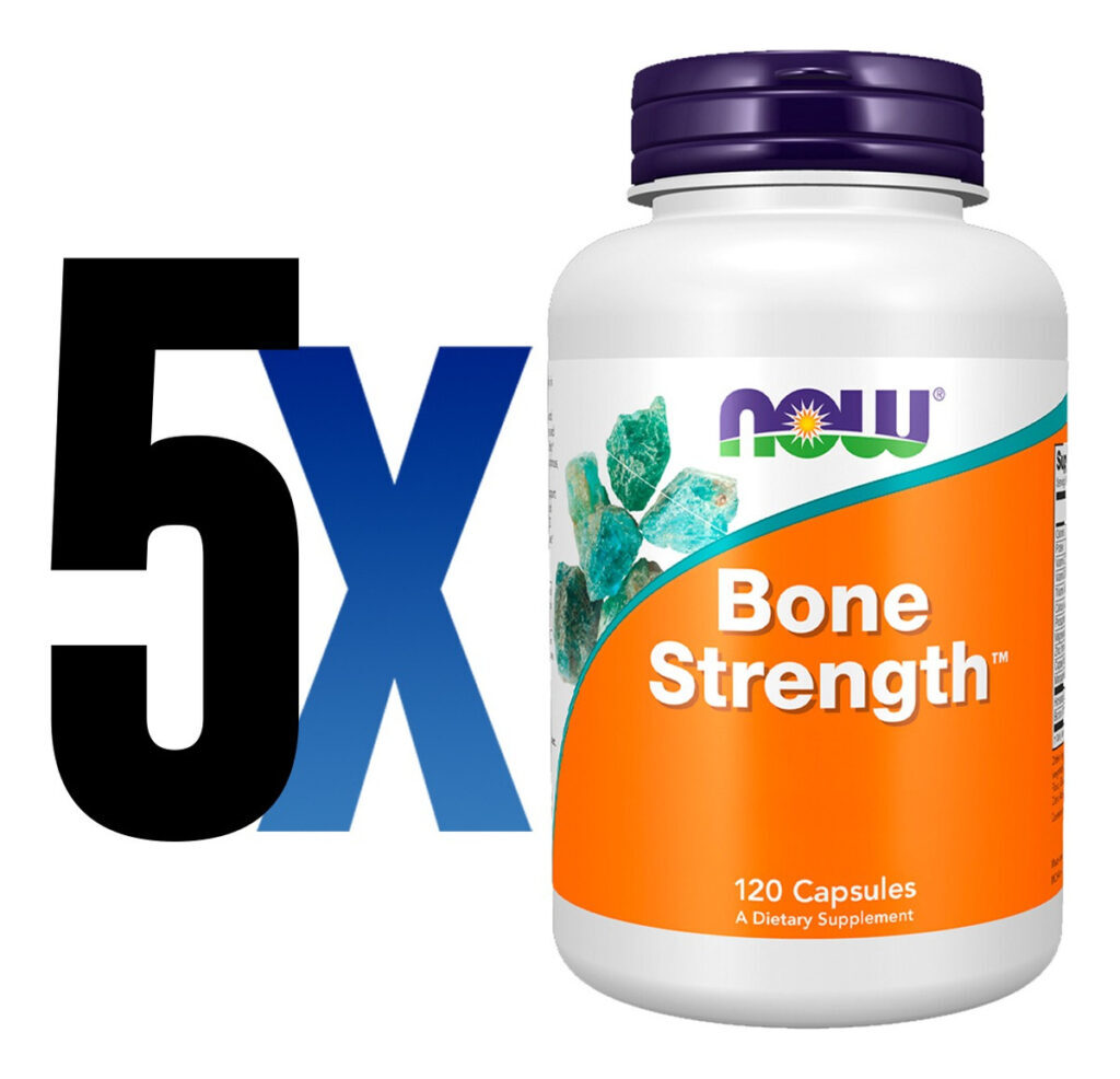 Bone Strength 120 Caps Importado 5un Now Foods - Imagem 2
