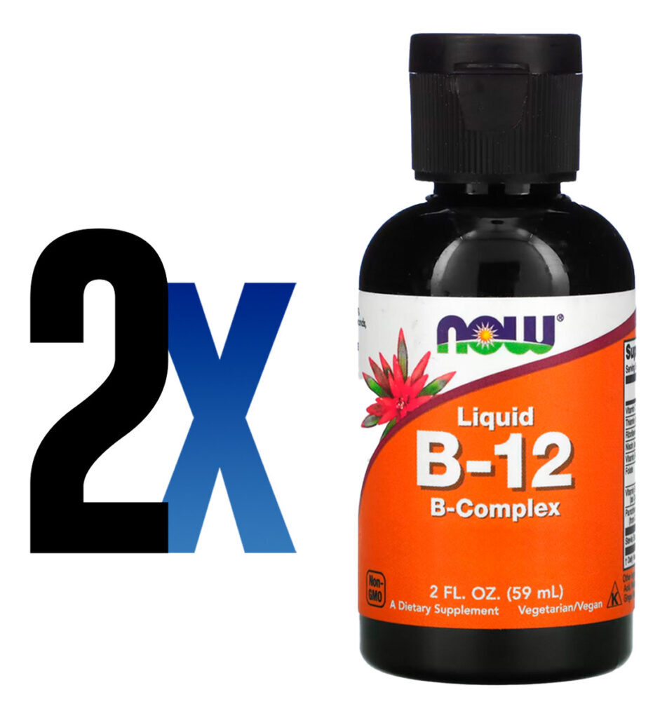 Complexo Vitamina B-12 59ml Produto Importado 2un Now Foods - Imagem 2