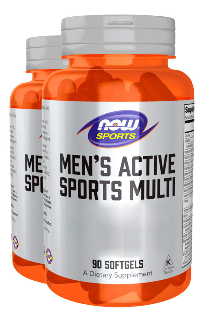 Multivitamínico Homens Nowfoods Active 90sgel Importado 2un