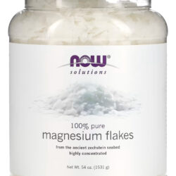 Magnésio Flocos Now Foods 1531g Importado