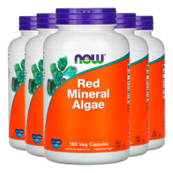 Minerais Algas Vermelhas 180 Cáps Importado 5un Now Foods