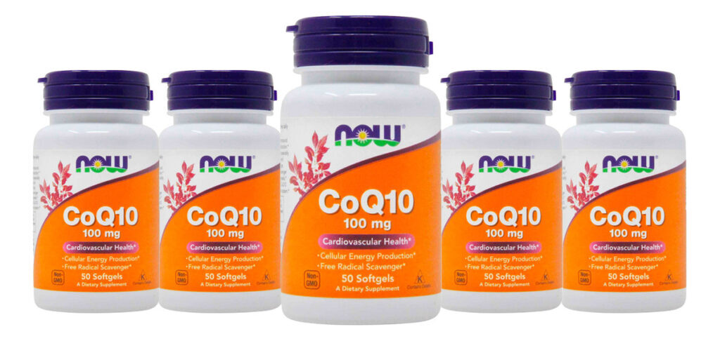Now Foods Coenzima Coq10 100mg 50 Softgels 5un