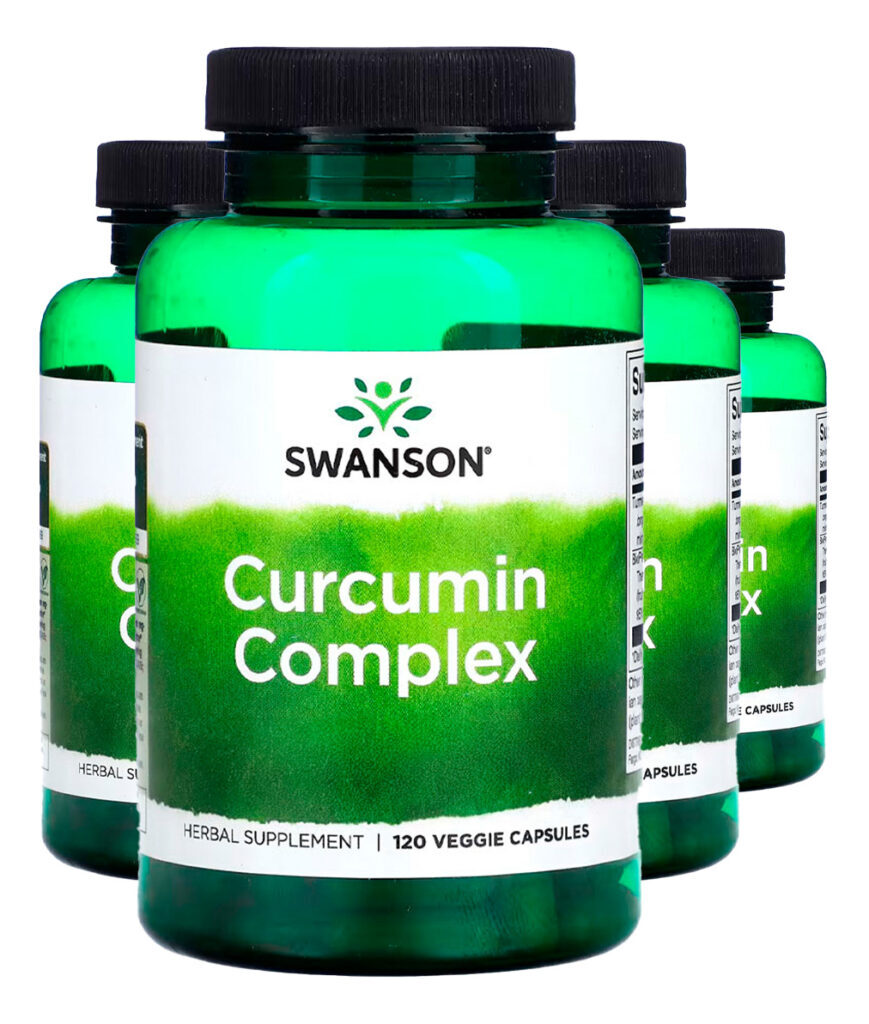 Curcumina Complex Swanson Com Bioperine 120cap Importado 4un