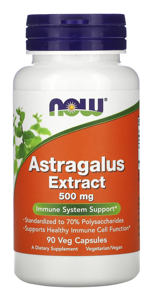 Astragalus Erva Chinesa 500mg Now Foods 90vcaps Importado