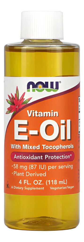 Vitamina E Oil Now Foods Mixed Tocoferol 118ml Importado 3un - Imagem 5