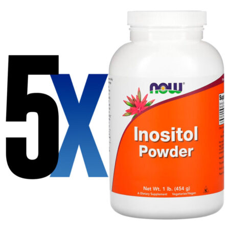 Pó De Inositol Now Foods Mio-inositol 454g Importado 5un - Imagem 2