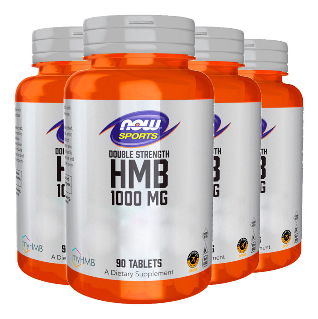 Hmb 1000mg Dupla Força Now Foods Sports 90tabs Importado 4un