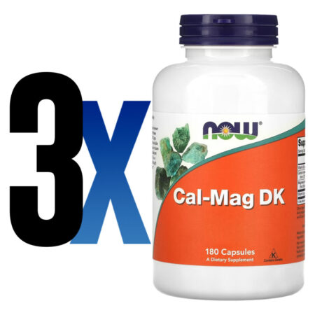 Cal-mag Dk Now Foods 180 Capsulas Importado 3un - Imagem 2