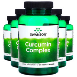 Curcumina Complex Swanson Com Bioperine 120cap Importado 5un