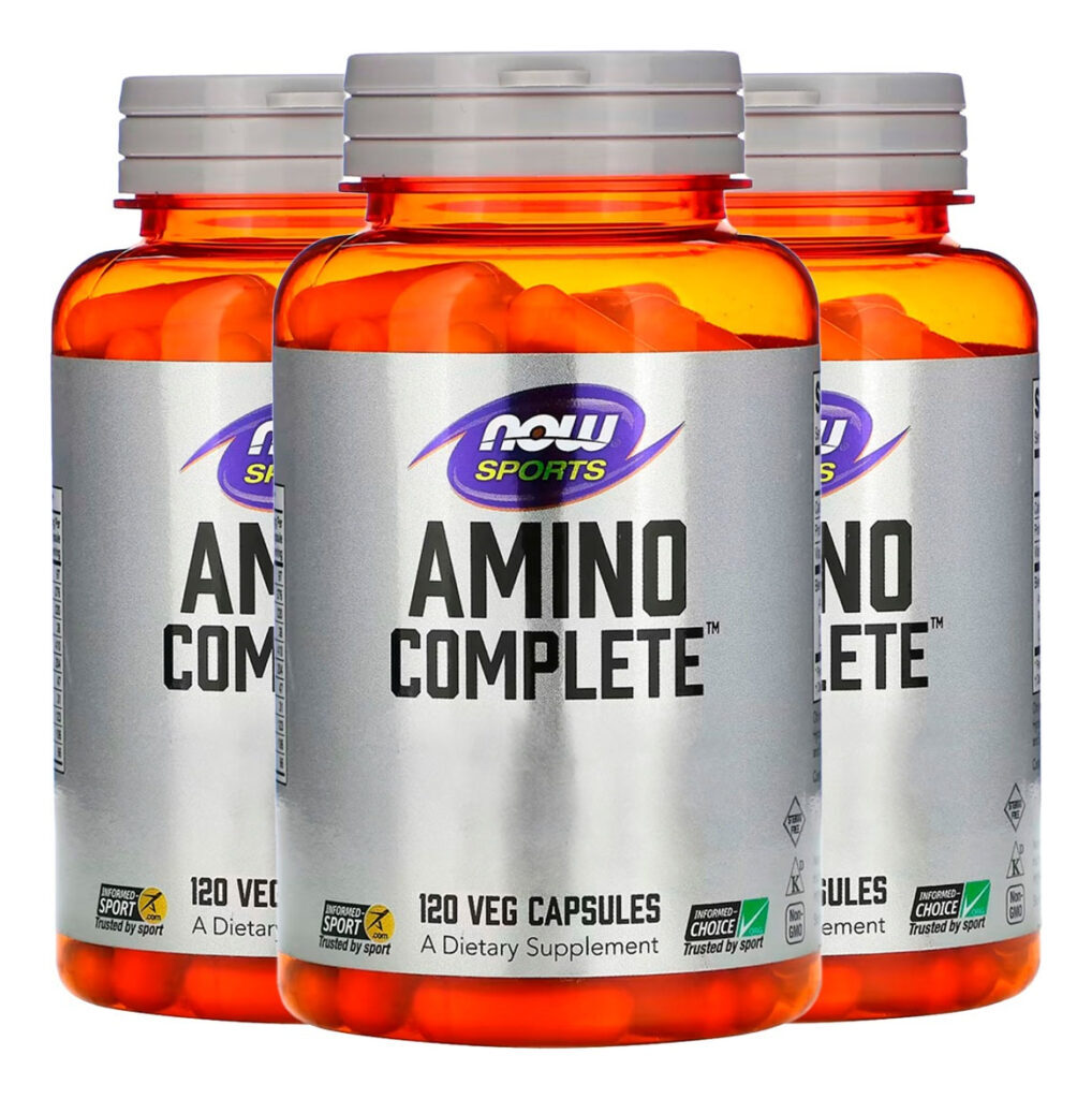 Amino Complete 120 Cápsulas Importado 3un Now Foods