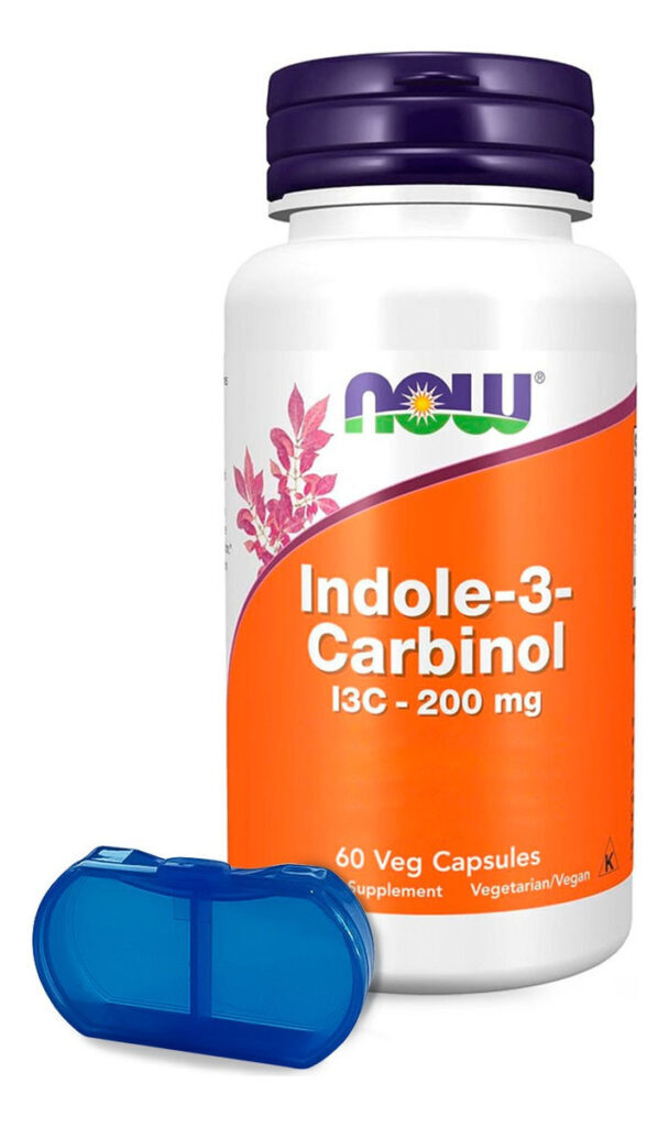 Indole-3-carbinol Now Foods I3c 200mg 60cáp + Porta Cápsulas