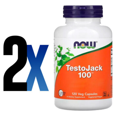 Testojack 100 120 Cápsulas Importado 2un Now Foods - Imagem 2