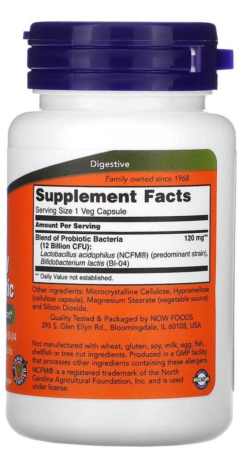 Respiratory Care Probiótico Nowfoods 60 Veg Caps Importado - Imagem 2