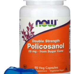 Policosanol 20mg Now Foods 90 Caps + Porta Cápsulas