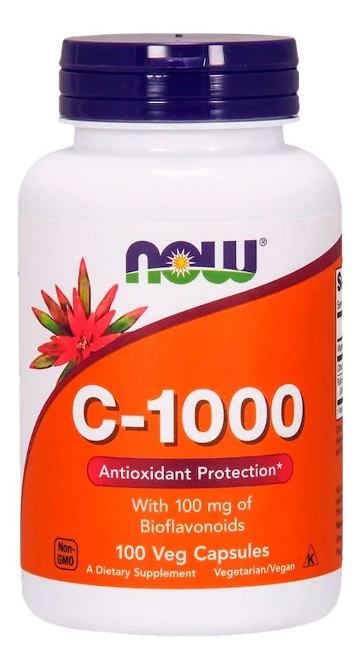 Vitamina C 1000mg Now Foods 100veg Caps