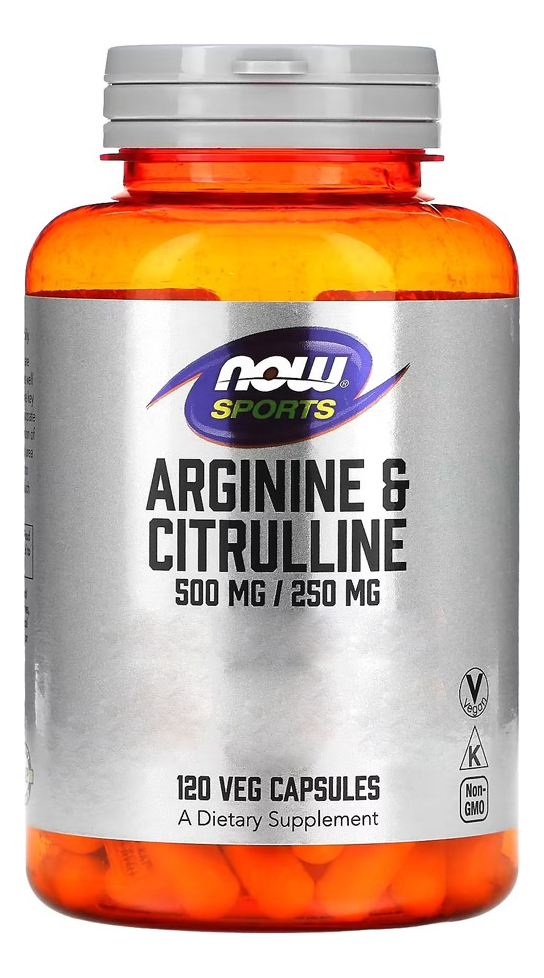 Arginina 500mg E Citrulina 120cáps Importado 2un Now Foods - Imagem 4