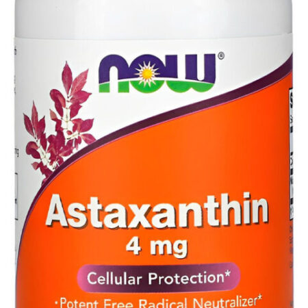 Astaxantina 4mg Extracto Now Foods 90 Softgels Importado 5un - Imagem 5