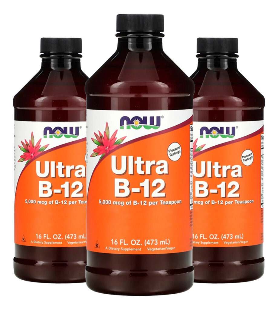 Ultra B-12 Vitamina Complexo B 473ml Importado 3un Now Foods