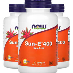 Vitamina E Sun-e 400 268mg Now Foods 120soft Importado 3un