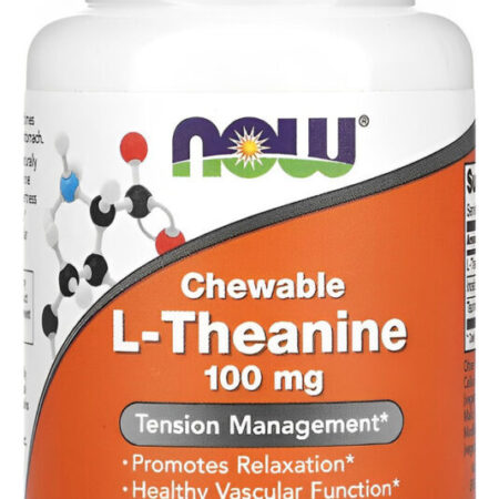 L-teanina 100mg Now Foods 90 Chebls Matigáveis Importado 4un - Imagem 5