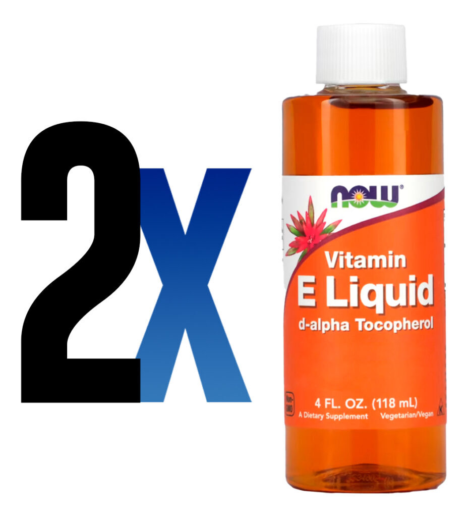 Vitamina E 118ml D-alpha Tocoferol Importado 2un Now Foods - Imagem 2