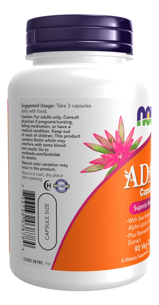 Multivitaminico Adam P/homens 90cáps Importado 2un Now Foods - Imagem 4