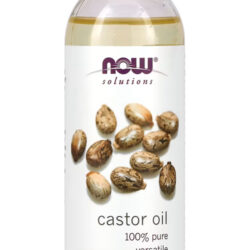 Óleo De Castor 118ml Now Foods Óleo De Rícino Importado Eua