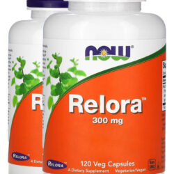 Relora Extracto 300mg 120 Veg Cáps Importado 2un Now Foods