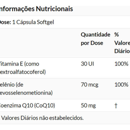 Coenzima Coq10 50mg Now Foods + Vit E 100soft Importado - Imagem 4