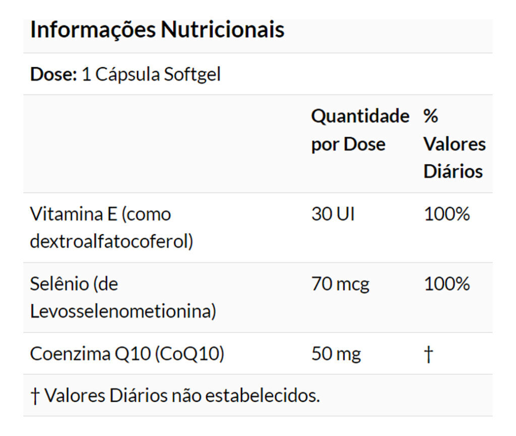 Coenzima Coq10 50mg Now Foods + Vit E 100soft Importado - Imagem 4