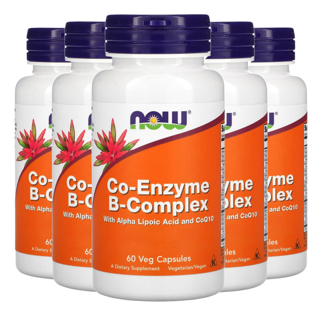 Coenzima Complexo B Now Foods 60 Cápsulas Importado 5un