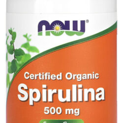 Spirulina Orgânica 500mg Now Foods 100 Tablets