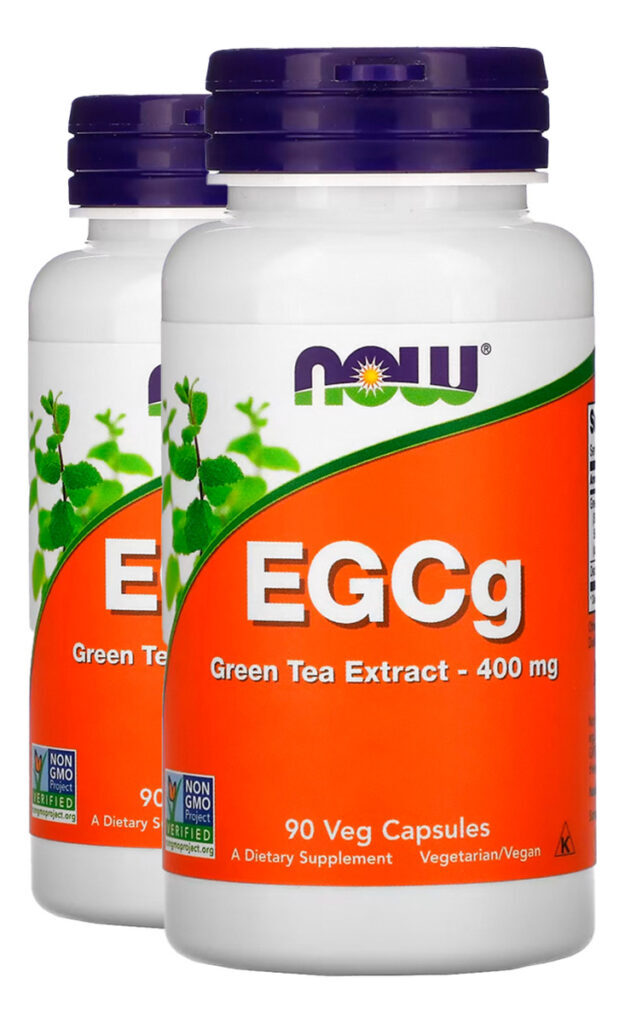 Egcg Extrato Chá Verde 400mg 90caps Importado 2un Now Foods