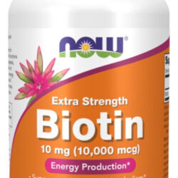 Biotina 10mg Extra Força Now Foods 120veg Caps Sabor Sem Sabor